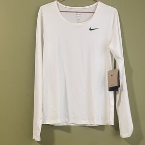 Nike Women's Classic White Long Sleeve Tee